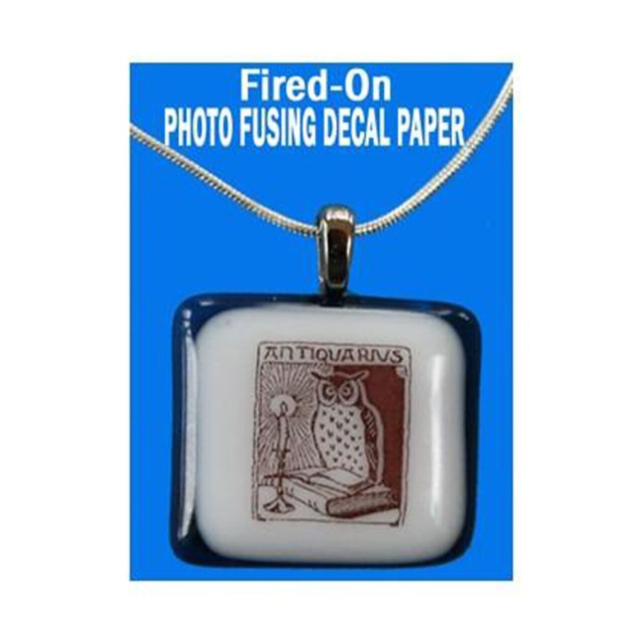 8.5 x 11 inches, 10 Sheets, Fired-On Images Laser Printer Transfer Decal Paper for Glass